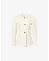 Gabriela Hearst - Daelan Welt-Pocket Silk-And-Wool Blazer - Lyst
