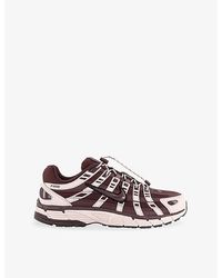 Nike - P-6000 Leather And Mesh Trainers - Lyst