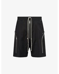Rick Owens - Bela Bauhaus Cotton Shorts - Lyst