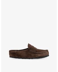 Birkenstock - Naples Wrapped Suede Clogs - Lyst