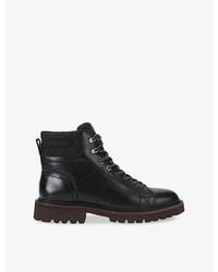 Steve Madden - Axton Leather Ankle Boots - Lyst