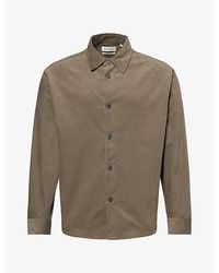 FRAME - Micro Cord Cotton Overshirt - Lyst
