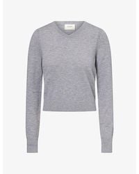Dissh - Livia V-Neck Knitted Merino-Wool Jumper - Lyst