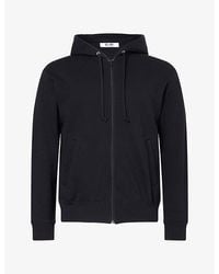 COMME DES GARÇONS PLAY - Zip-Up Heart-Motif Back Jersey Hoody - Lyst