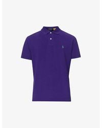 Polo Ralph Lauren - Embroidered-logo Regular-fit Cotton-piqué Polo Shirt Xx - Lyst
