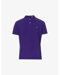 Polo Ralph Lauren - Embroidered-logo Regular-fit Cotton-piqué Polo Shirt Xx - Lyst