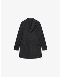 AllSaints - Caspian Slim-Fit Wool-Blend Coat - Lyst