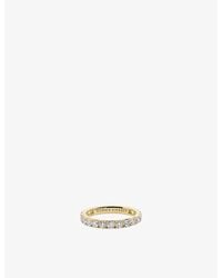 Monica Vinader - Eternity 14Ct And 1.32Ct Lab Grown Diamond Ring - Lyst