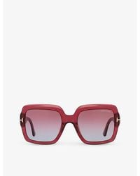 Tom Ford - Tr001783 Kaya Square-frame Acetate Sunglasses - Lyst