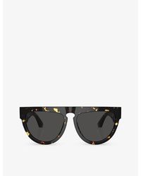 Burberry - Be4416u Irregular-frame Acetate Sunglasses - Lyst