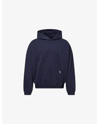Represent - Initial Oversized Cotton-Jersey Hoody - Lyst