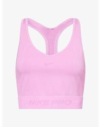 Nike - Pro Seamless Dri-Fit Cropped Tank Top - Lyst