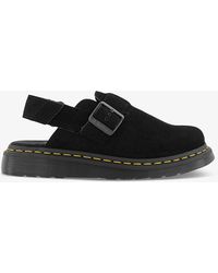 Dr. Martens - Jorge Ii Suede Flat Leather Mules - Lyst