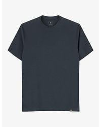 BOGGI - Short-Sleeved Branded-Tab Stretch-Cotton T-Shirt - Lyst