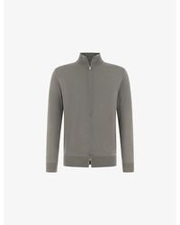 BOGGI - Superfine Wool Knit Full-Zip Jumper - Lyst