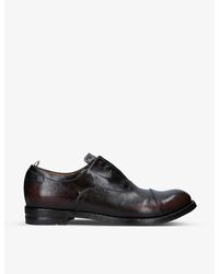 Officine Creative - Anatomia Laceless Leather Derby Shoes - Lyst