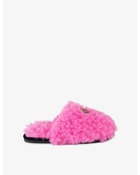 Kurt Geiger - Kensington Faux-Shearling Slippers - Lyst