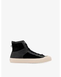AllSaints - Numont Leather And Suede Trainers - Lyst