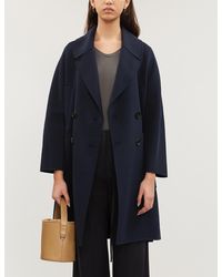 Max Mara Verdier Boxy-fit V-neck Cotton-jersey T-shirt - Grey