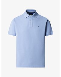 Hackett - Logo-Embroidered Short-Sleeve Cotton Polo - Lyst