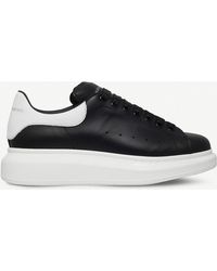 alexander mcqueen trainers black and white