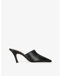 AMINA MUADDI - Jamie Mule 80 Leather Heels - Lyst