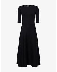 Gabriela Hearst - Seymore Wool-Blend Knit Midi Dress - Lyst