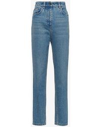 Prada - Five Pocket Regular-fit Straight-leg Jeans - Lyst