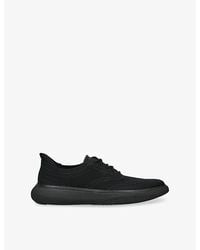 Cole Haan - Grand Phaze Stitchlite Knitted And Leather Oxford Shoes - Lyst