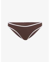 Seafolly - Hipster Textured Bikini Bottoms - Lyst