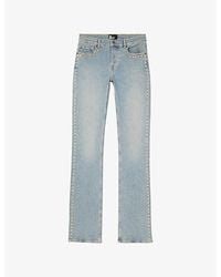The Kooples - Studded Slim-Fit Stretch-Denim Jeans - Lyst