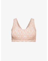 Chantelle - Soft Stretch Abstract-pattern Stretch-woven Bra - Lyst