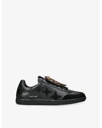 Duke & Dexter - Plus Duke Leopard Leather Trainers - Lyst