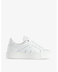 Zadig & Voltaire - La Flash Chunky-sole Low-top Leather Trainers - Lyst
