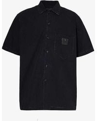 Givenchy - Brand-appliqué Patch-pocket Denim Shirt X - Lyst