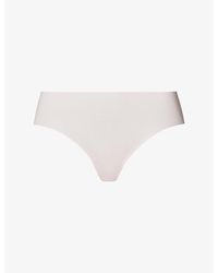 Hanro - Invisible High-Rise Stretch-Cotton Briefs - Lyst