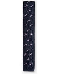 Ted Baker - Vy Sanfred Hare-embroidered Knitted Tie - Lyst