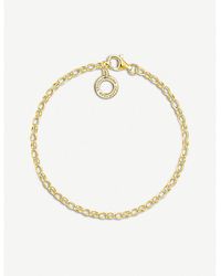 Thomas Sabo - 18Ct- Plated Charm Bracelet - Lyst