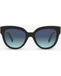 Tiffany & Co. - Tf4186 Cat Eye-frame Acetate Sunglasses - Lyst