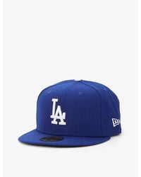 KTZ - 59fifty La Dodgers Brand-embroidered Woven Baseball Cap - Lyst