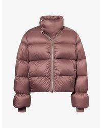Rick Owens - High-Neck Welt-Pocket Puffer Jacket - Lyst