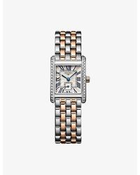 Longines - L5.200.5.79.7 Mini Dolcevita Stainless-Steel And 0.456Ct Diamond Quartz Watch - Lyst
