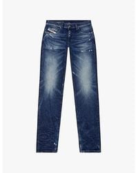 DIESEL - 2019 D-Strukt 09J56 Slim-Fit Slim-Leg Stretch-Cotton Jeans - Lyst