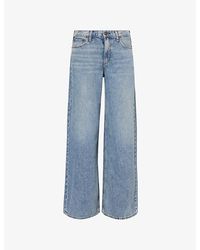 Rag & Bone - Sofie Wide-Leg Denim Jeans - Lyst