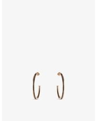 Boucheron - Quatre Classique 18Ct Rose- - And- Hoop Earrings - Lyst