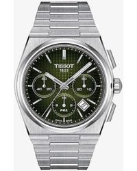 Tissot - T137.427.11.091.00 Prx Chrono Stainless-steel Automatic Watch - Lyst