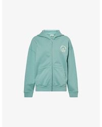ADANOLA - Everyday Active Zip-Through Cotton-Jersey Hoody - Lyst