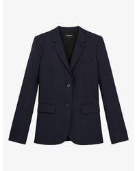 The Kooples - Single-Breasted Wool Blazer - Lyst