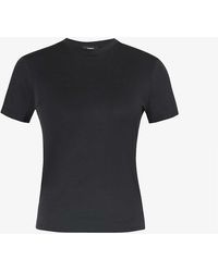 Theory - Tiny Tee Slim-fit Cotton-jersey T-shirt - Lyst
