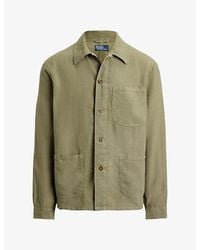 Polo Ralph Lauren - Patch-Pocket Linen Overshirt - Lyst
